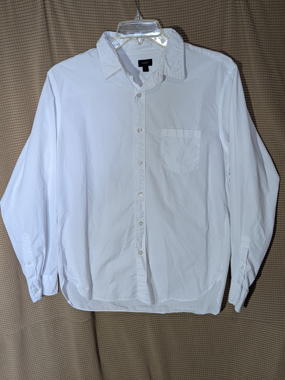 J. Crew Classic White Button-Down Shirt